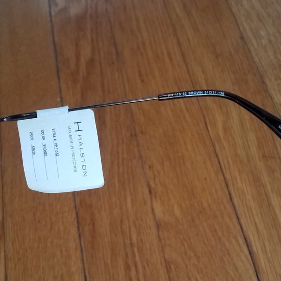 NWT H by Halston Aviator Bronze Sunglasses STyle # HH 11552 - Picture 6 of 7